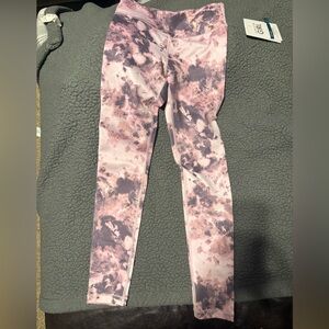 Pink and dark purple Kids Leggings